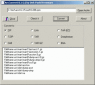 ArcConvert screenshot